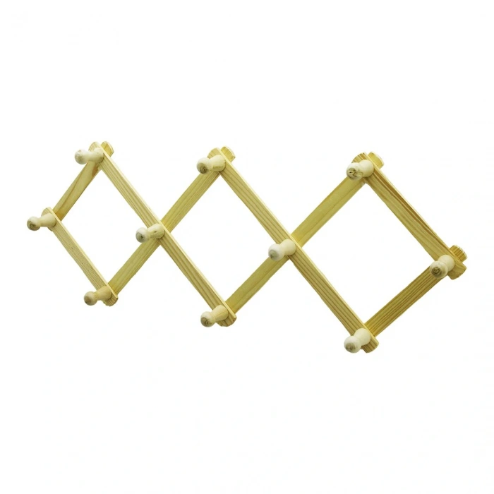 AHŞAP - EKO   10 KOLLU  AKORDİYON DUVAR ASKISI (5250)