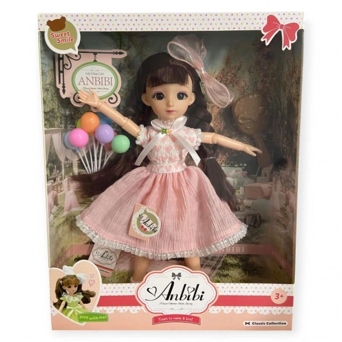 Anbibi Premium Bebek Hareketli Aksesuarlı - WX197-1-PEMBE