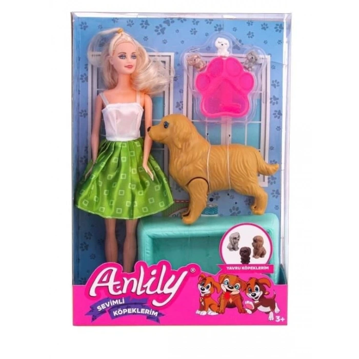 Anlily Bebek ve Yavrulayan Köpek Seti - 02438