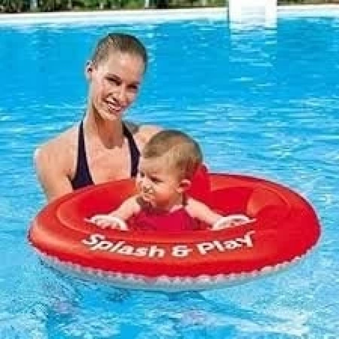 Babyfloat Şişme Bebek Havuzu, Kırmızı Şişme Bebek Botu 32103