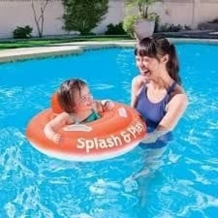 Babyfloat Şişme Bebek Havuzu, Kırmızı Şişme Bebek Botu 32103