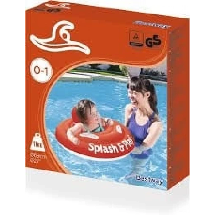 Babyfloat Şişme Bebek Havuzu, Kırmızı Şişme Bebek Botu 32103