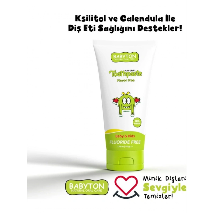 Babyton Organik Diş Macunu Natural 50gr