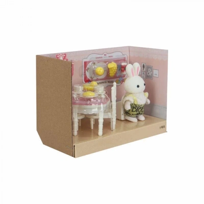 Bay Dreamy Mini Tavşan Aksesuarlı Yemek Masası Seti