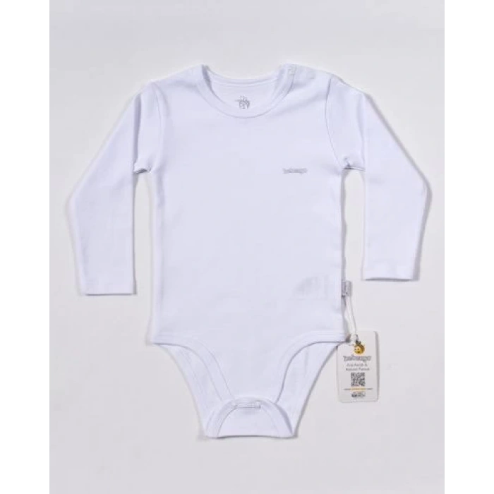 Bebengo BU4020 Basıc Uzun Kol Body Beyaz