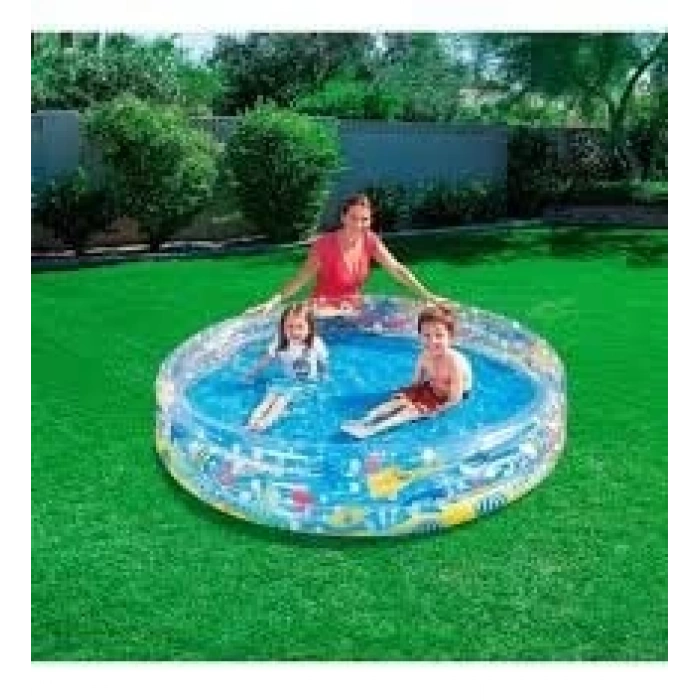 Bestway 3 Halkalı - Plaj Ortamı Desenli Havuz 152 * 30 Cm - 51004