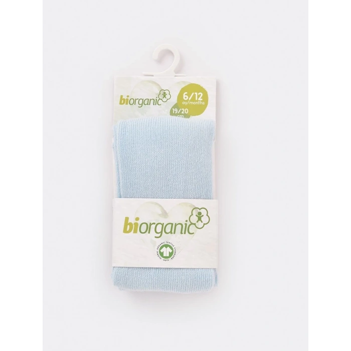 Bibaby Biorganic Basic Külotlu Çorap 68235 Mavi