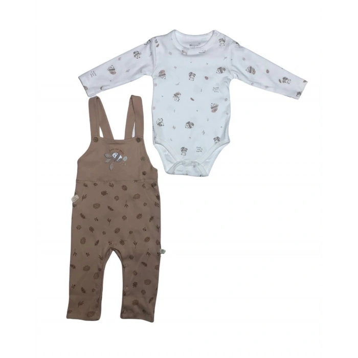 Bibaby Biorganic Love  Our Earth Salopet 60786 Mocha