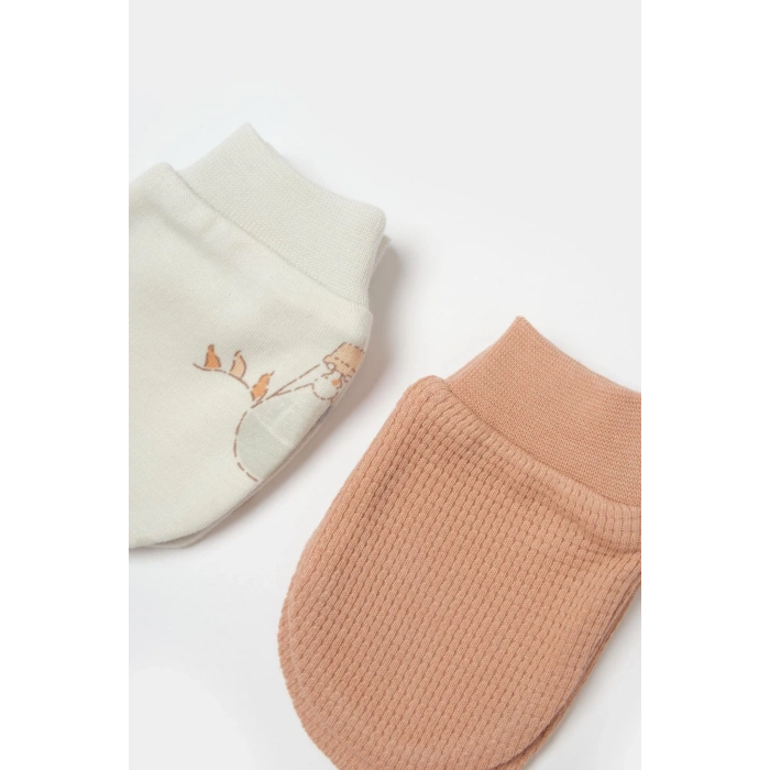 Bibaby Biorganic Teach Me 2Li Bebe Eldiven 72240 Red