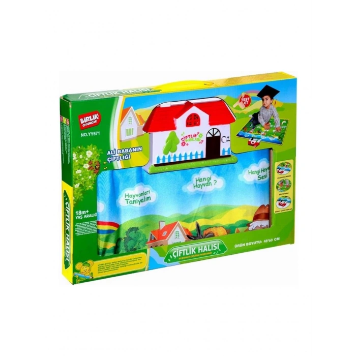 Birlik Türkçe Eğitici Çiftlik Oyun Halısı YY-571