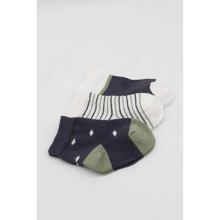 Bistyle 3Lü Penye Erkek Soket Çorap BS10111 Antrasit