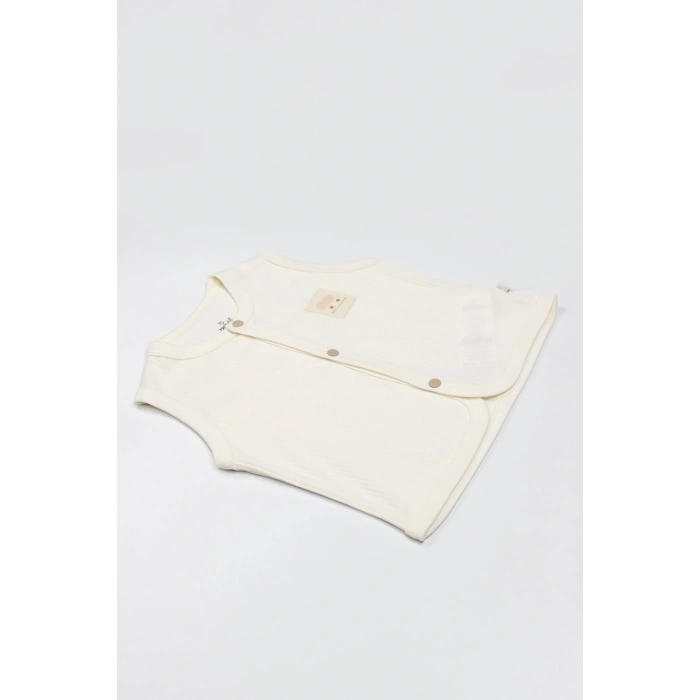 Bistyle Modal Flying Balloons Bebek Yelek BS18110 Ekru