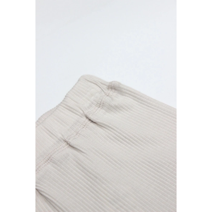 Bistyle Modal Flying Balloons Patikli Pantolon BS16122 Bej