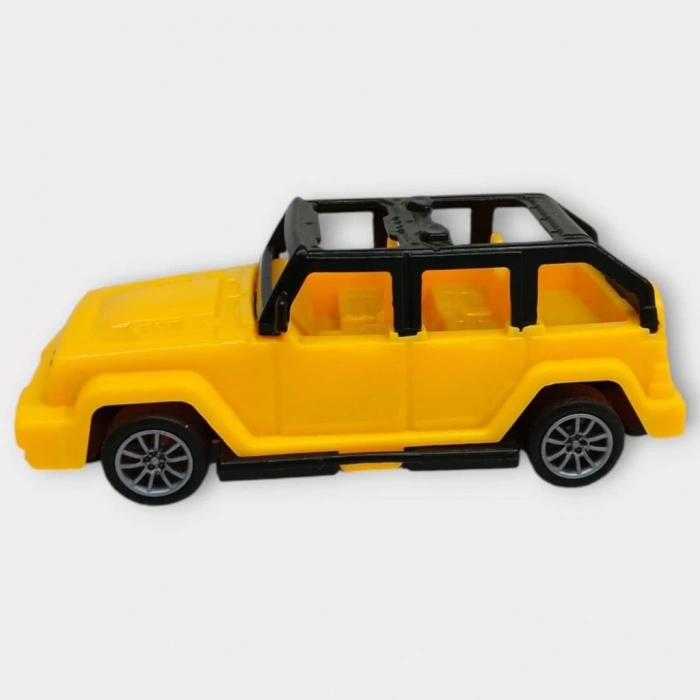Çek Bırak Arabalar 10 Cm - Sarı Jeep