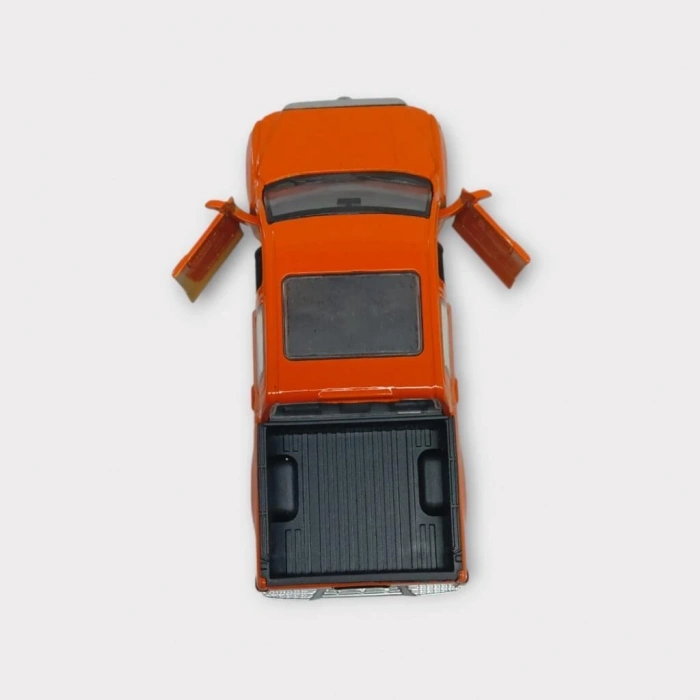 Çek Bırak Metal Araba Sesli Işıklı - Turuncu