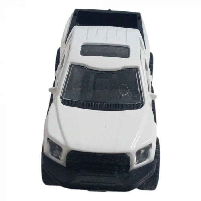 Çek Bırak Metal Arazi Aracı 13 cm - Beyaz