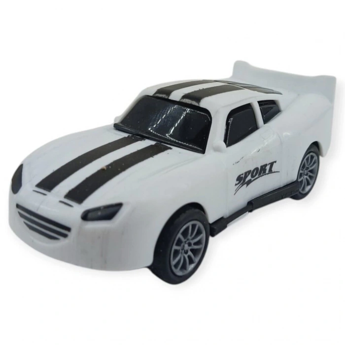 Çek Bırak Nascar Arabası 10.5 Cm - BP-035-BEYAZ