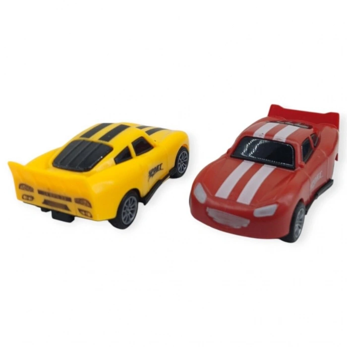 Çek Bırak Nascar Arabası 10.5 Cm - BP-035-SARI/KIRMIZI