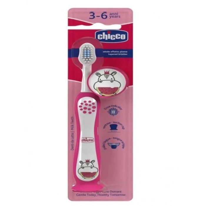Chicco Diş Fırçası 3-6 Yaş Hippo