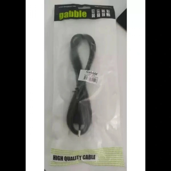 GABBLE GAB-PPK115 Siyah( 1.5 Metre ) 1mm Kasa Power Kablosu