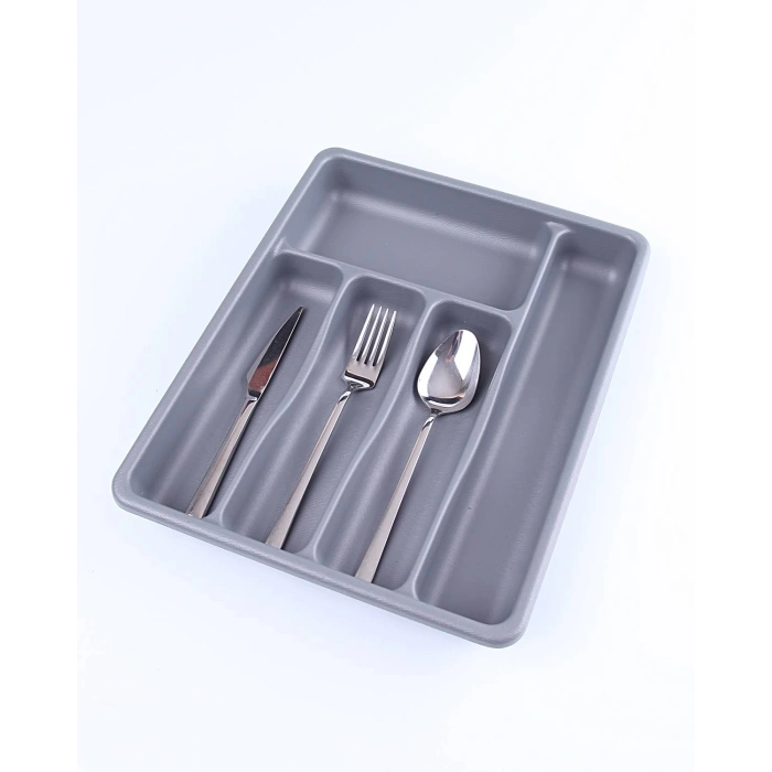 GRİ - 5 BÖLMELİ ÇEKMECE İÇİ KAŞIKLIK 36x29x5cm (5250)