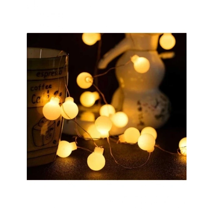 GÜN IŞIĞI - TOP 3MT FİŞLİ EKLEMELİ PERİ LED - DEKOR LAMBA (5250)