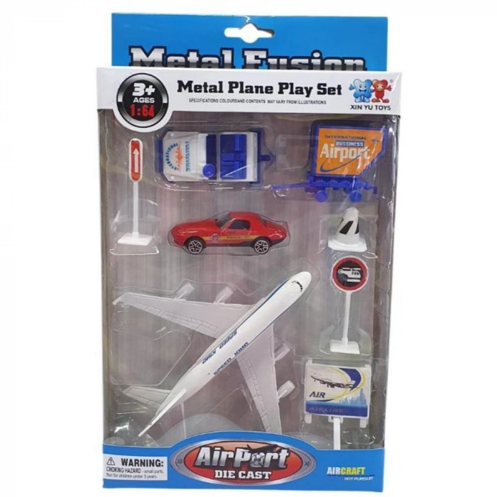 Havaalanı Seti Metal Arabalı - 89730