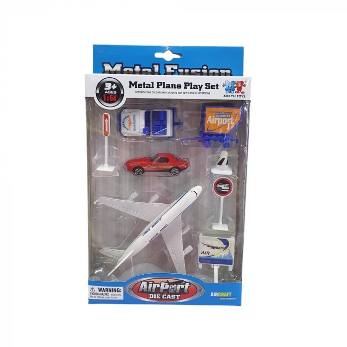 Havaalanı Seti Metal Arabalı - 89730