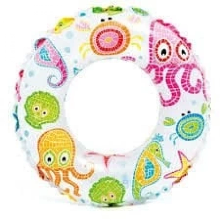 İNTEX - Ahtapot Baskılı Çocuk Simit 61 Cm - 59241