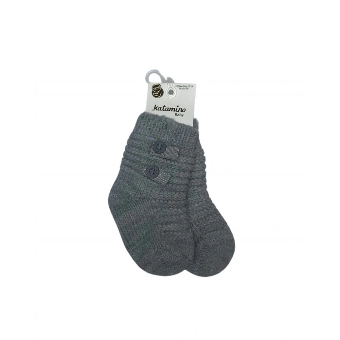 Katamino Büke Aks Kız Bebek Soket Çorap K45091 Asorti