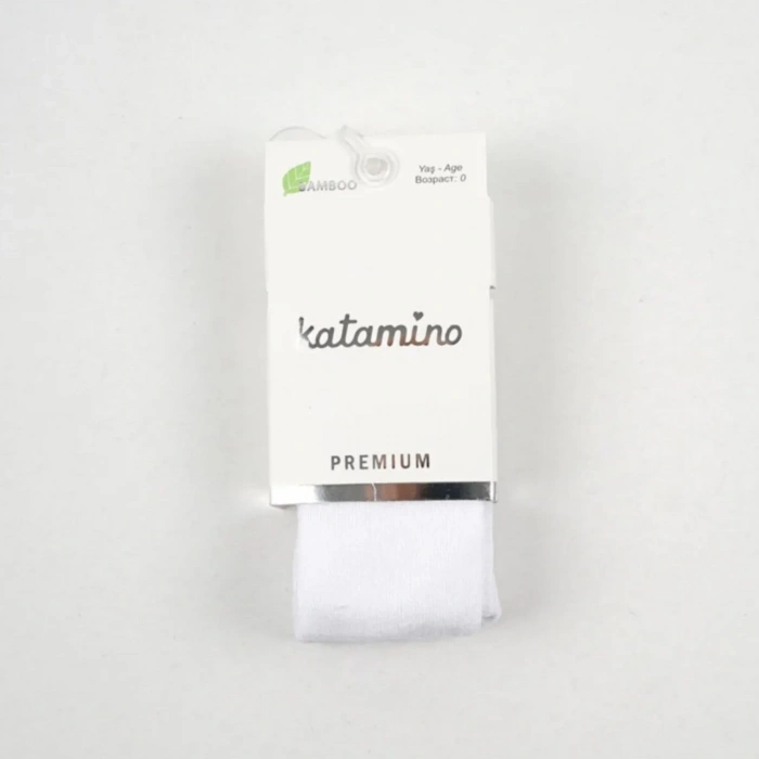 Katamino Liva Bebek Bambu Külotlu Çorap K36000 Beyaz