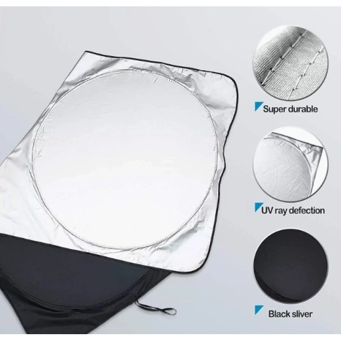 Katlanabilir Araç Ön Cam Güneşliği 150x70 cm