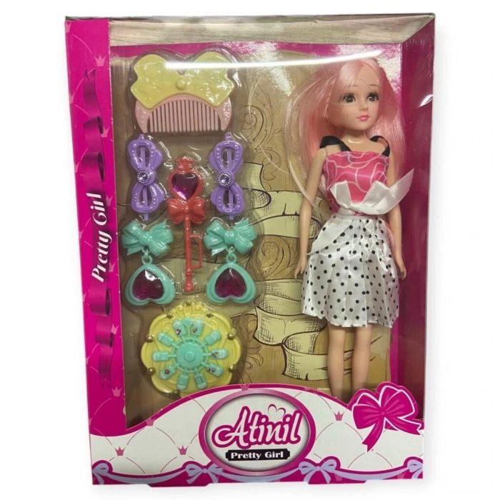 KMB-925 - SAÇ BAKIM SETİ AKSESUARLI KUTULU BEBEK