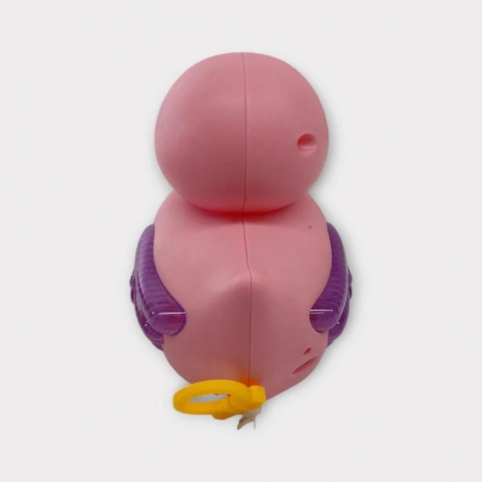 Kurmalı Işıklı Sevimli Civciv - Pembe