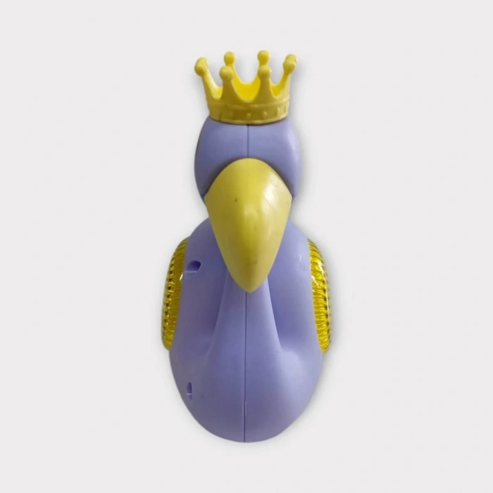 Kurmalı Işıklı Sevimli Flamingo - Mor