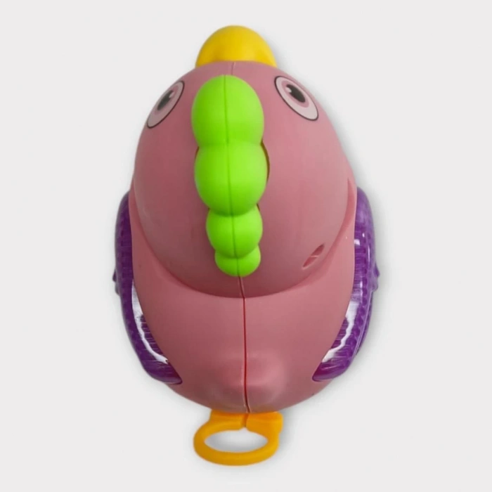 Kurmalı Işıklı Sevimli Tavuk - Pembe