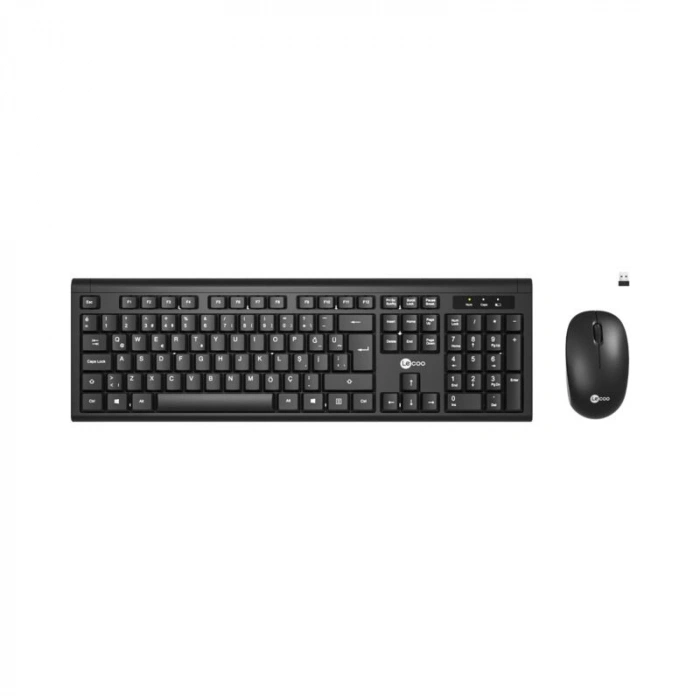 LENOVO LECOO Q Kablosuz Siyah Klavye/Mouse Set KW200