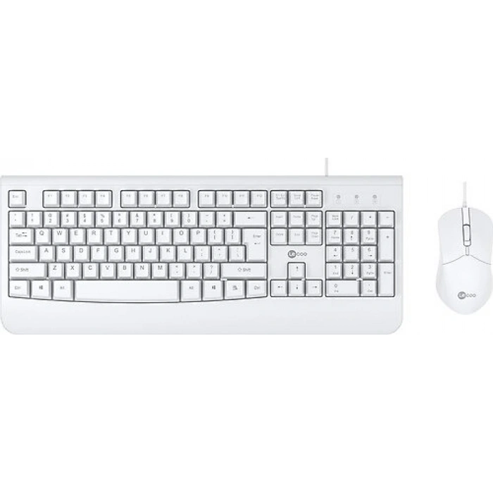 LENOVO LECOO Q Usb Kablolu Beyaz Klavye/Mouse Set CM105