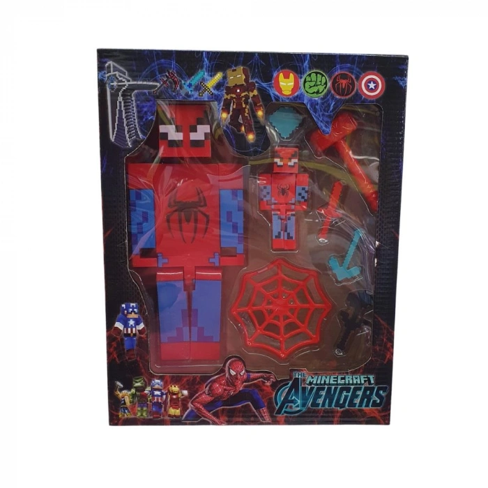 Minecraft Dev Spider-Man Figür ve Aksesuarları  - 1999