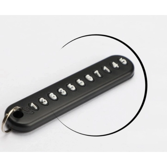 Mini Anahtarlık, Çanta, Araba İçin Çok Amaçlı Numaratör (5250)