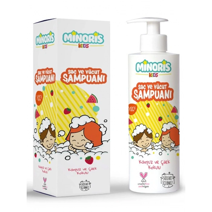 Minoris Kids Organik Saç ve Vücut Şampuanı 400ml