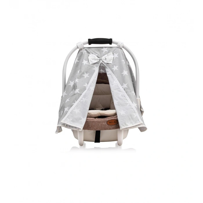 Moje Taşıma Koltuğu Ana Kucağı Örtüsü Yıldız Gri