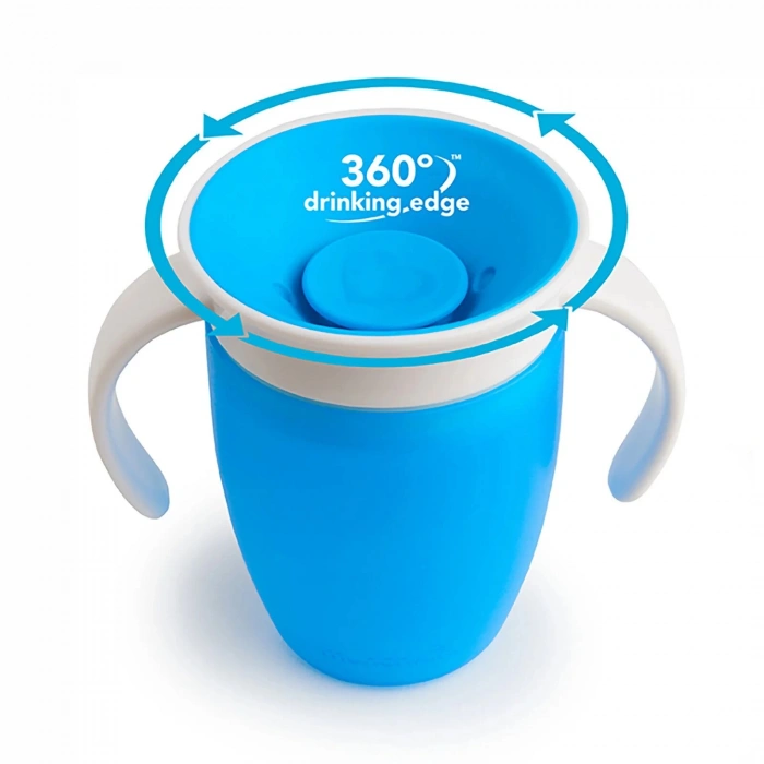 Munchkin Mucize 360° Alıştırma Bardağı 6 Ay+ 207 ml Mavi