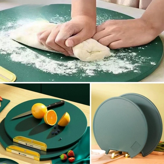 Mutfak Sebze,Meyve,Et,Balık,Ekmek Doğrama Kesme Tahtası Standlı Kesim Panosu (5250)