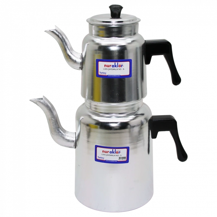 NO-5 LÜKS ALÜMİNYUM ÇAYDANLIK TAKIMI (5250)