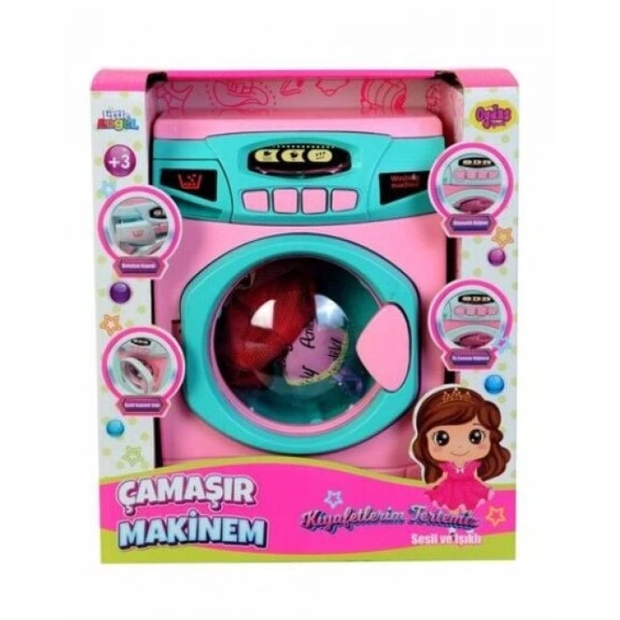 Oydaş Sesli ve Işıklı Pilli Çamaşır Makinesi 2608