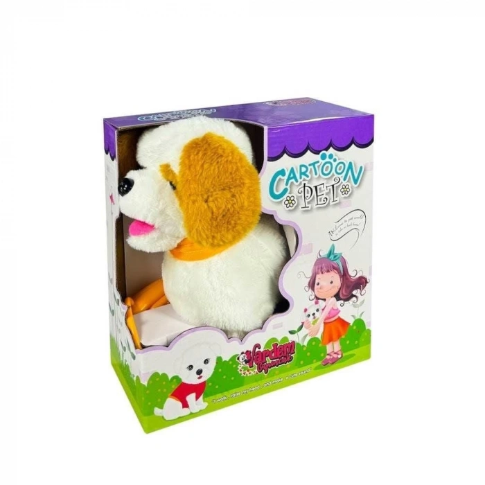Peluş Tasmalı Yürüyen Köpek - FT-B019