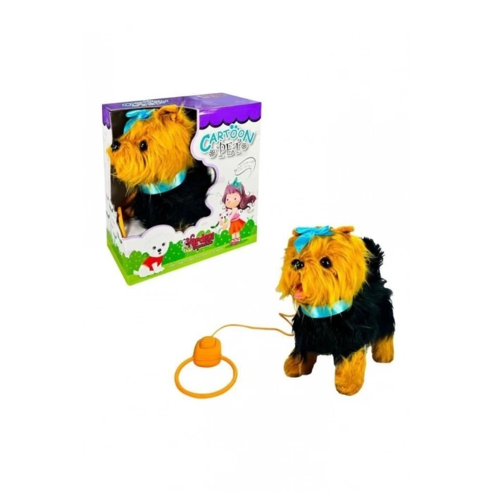 Peluş Tasmalı Yürüyen Köpek - FT-B267