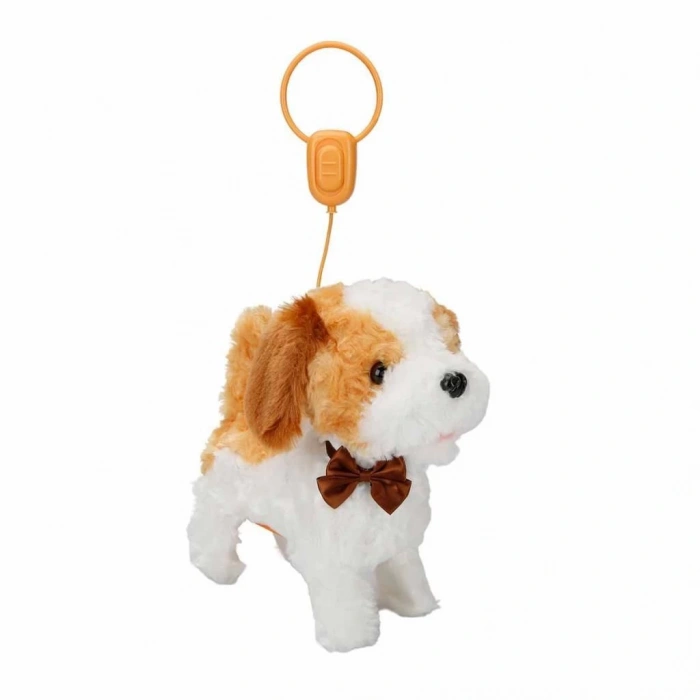 Peluş Yürüyen Sesli Köpek Latte  - FT-B023