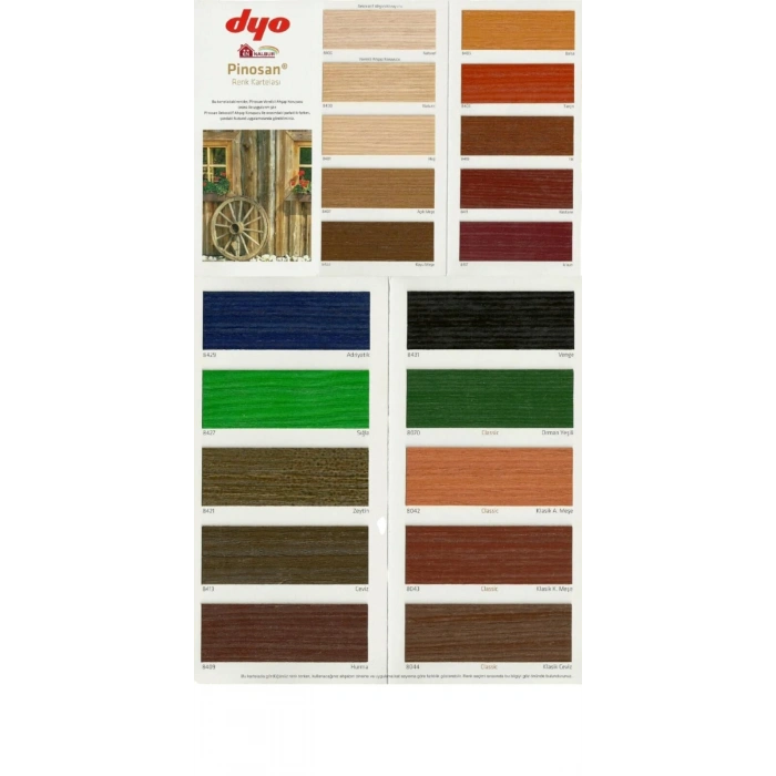 Pinosan Ahşap Verniği 2,5 Litre 8401 Huş